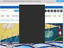 Tablet Screenshot of oceansproject.com